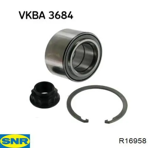 Cojinete de rueda delantero SNR R16958 precio, desde 34,61 EUR