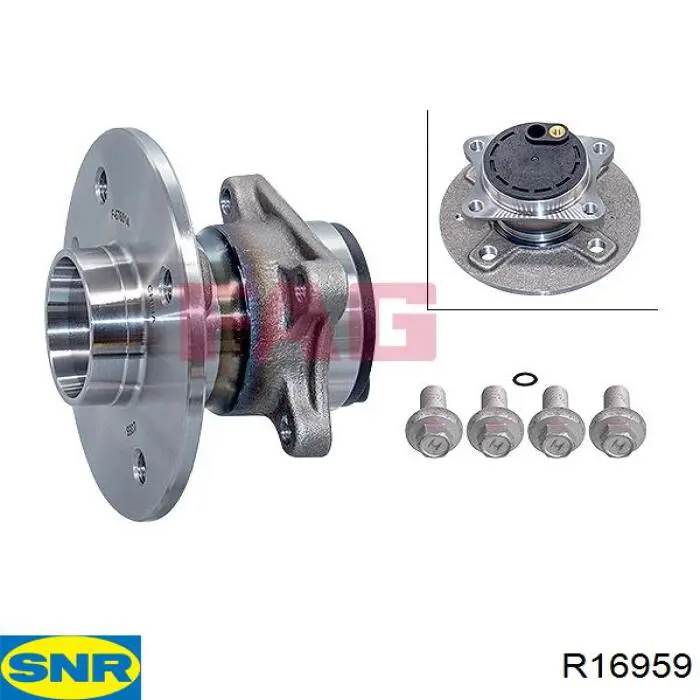 Buje de rueda SNR R16959 precio, desde 158,23 EUR