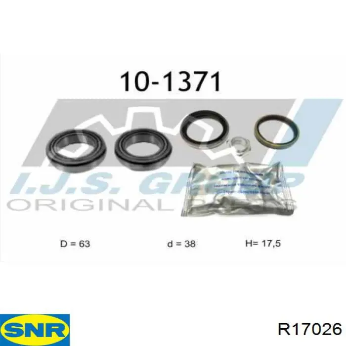 Comprar R17026 SNR Cojinete de rueda delantero