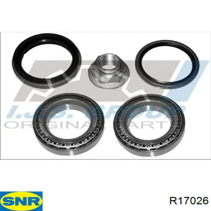 Cojinete de rueda delantero R17026 SNR