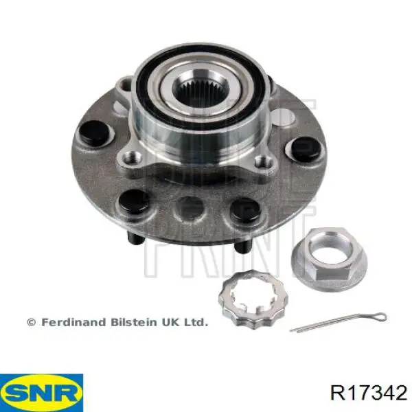 R17342 SNR Buje de rueda trasero