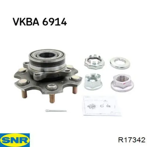 Buje de rueda SNR R17342 precio, desde 127,44 EUR