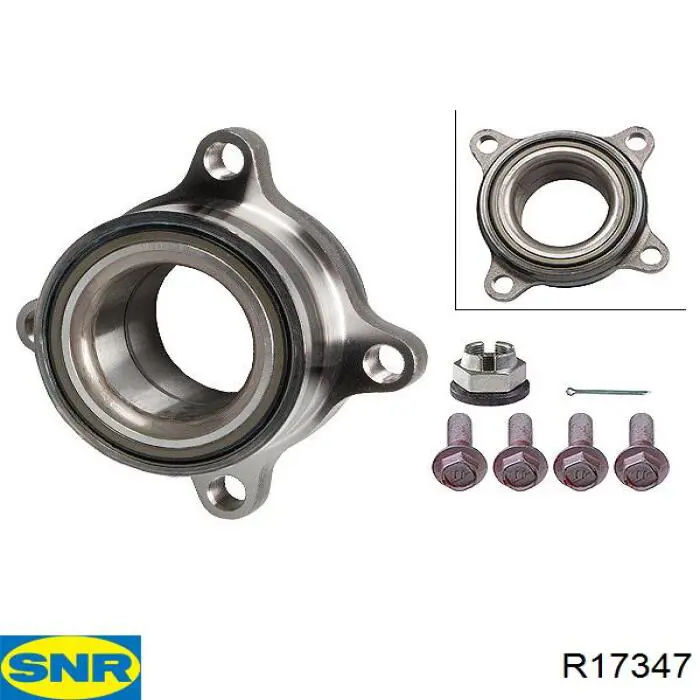 Cojinete de rueda delantero R17347 SNR