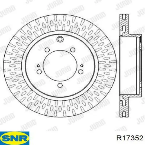 Comprar R17352 SNR Cubo de rueda, Eje trasero