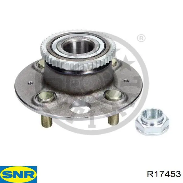 R174.53 SNR cubo de rueda trasero