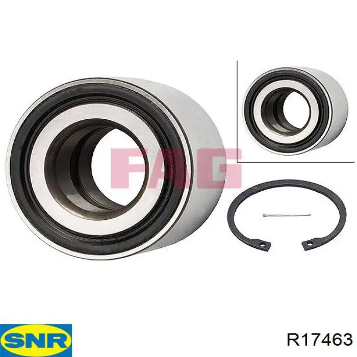 R174.63 SNR cojinete de rueda trasero