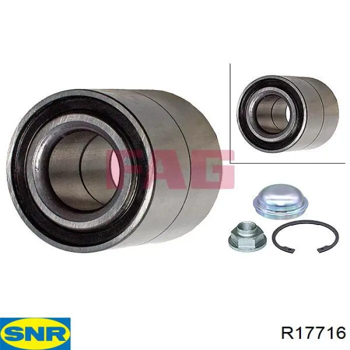 Comprar R17716 SNR Cojinete de rueda trasero