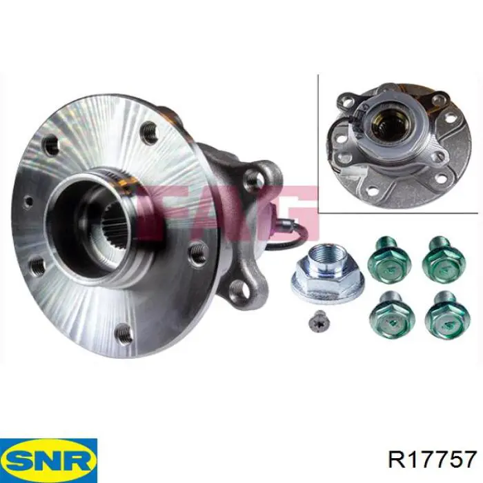 Cubo de rueda trasero derecho SNR R17757 precio, desde 110,66 EUR