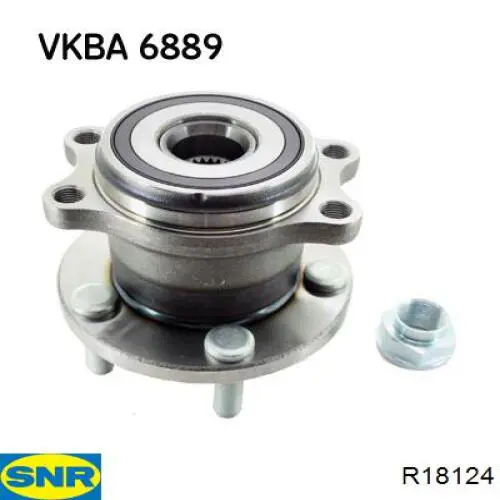 R181.24 SNR cubo de rueda trasero