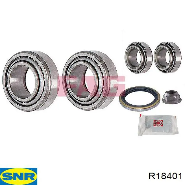 Comprar R18401 SNR Cojinete de rueda trasero