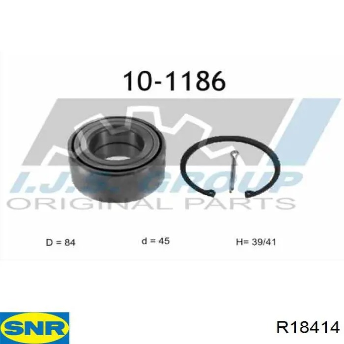 Cojinete de rueda delantero SNR R18414 precio, desde 31,62 EUR