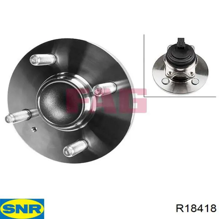 Buje de rueda SNR R18418 precio, desde 89,64 EUR