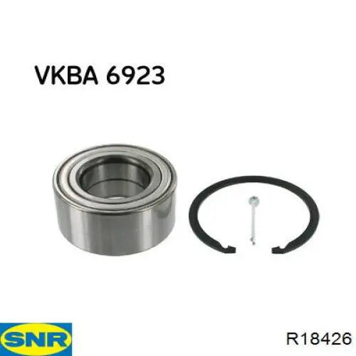 R184.26 SNR cojinete de rueda delantero