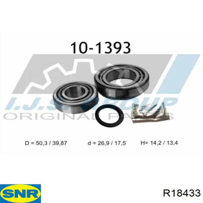 Comprar R18433 SNR Cojinete de rueda trasero