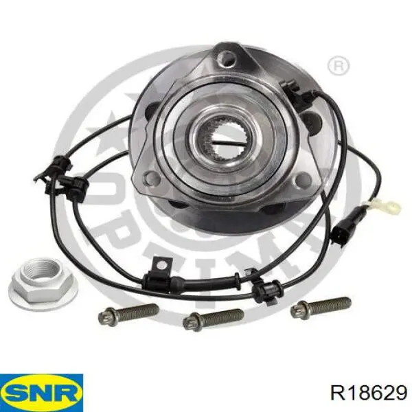 R186.29 SNR cubo de rueda delantero