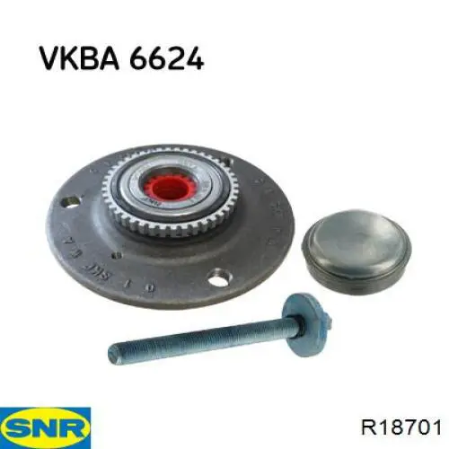 Buje de rueda delantero SNR R18701 precio, desde 64,14 EUR