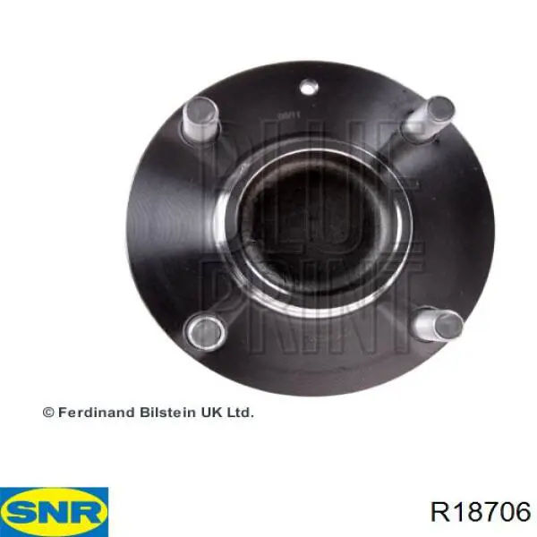 Cubo de rueda trasero R18706 SNR