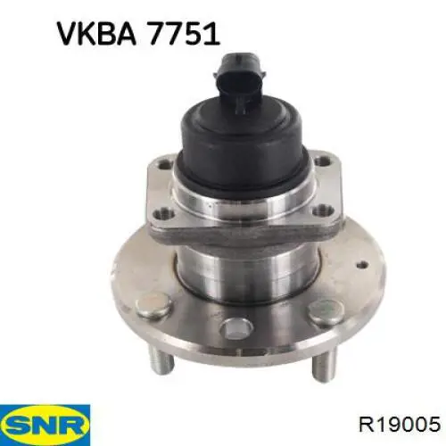 R190.05 SNR cubo de rueda trasero