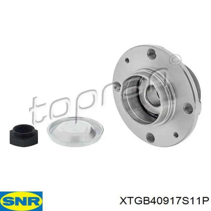 Cubo de rueda trasero XTGB40917S11P SNR