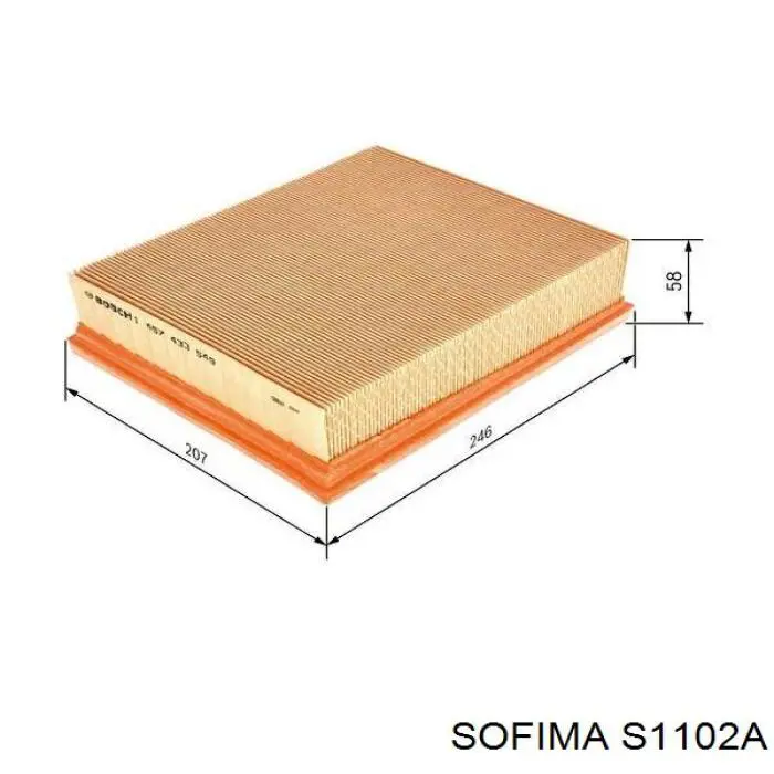 Comprar S1102A Sofima Filtro de aire