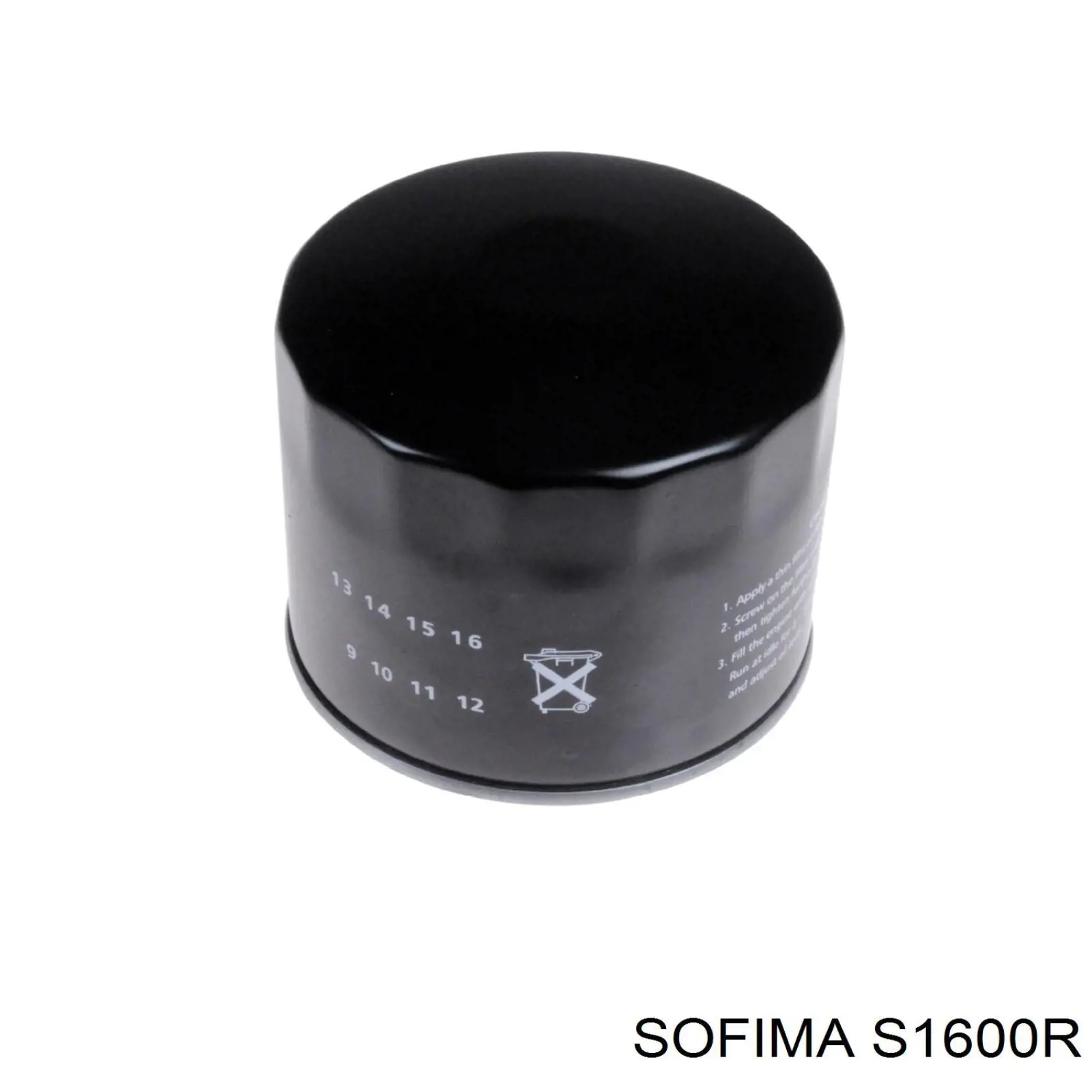 S1600R Sofima filtro de aceite