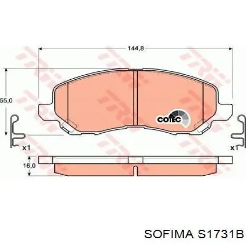 S1731B Sofima filtro combustible