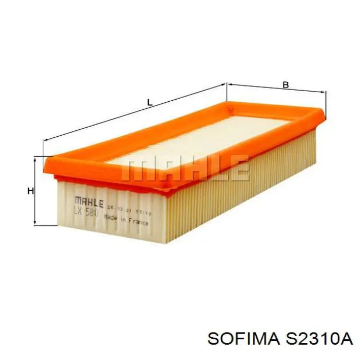 El filtro de aire Sofima S2310A precio, desde 3,80 EUR