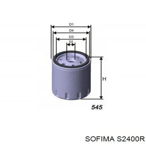 S2400R Sofima filtro de aceite