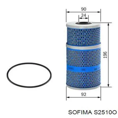 Comprar S2510O Sofima Filtros de aceite