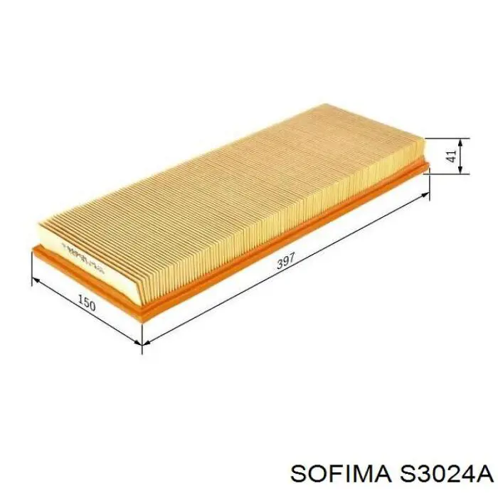 El filtro de aire Sofima S3024A precio, desde 8,49 EUR