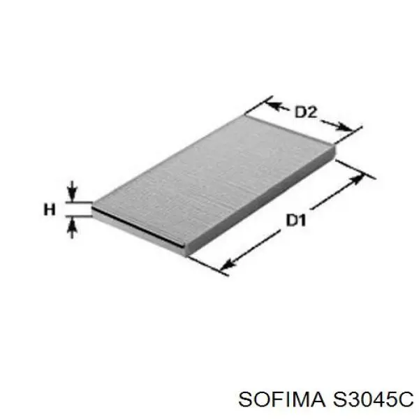 Filtro de polen Sofima S3045C