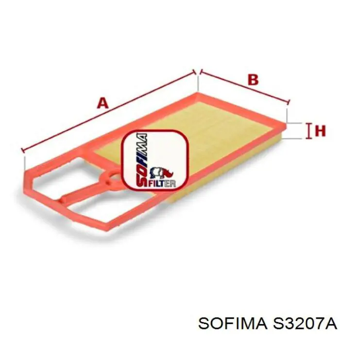 S3207A Sofima filtro de aire
