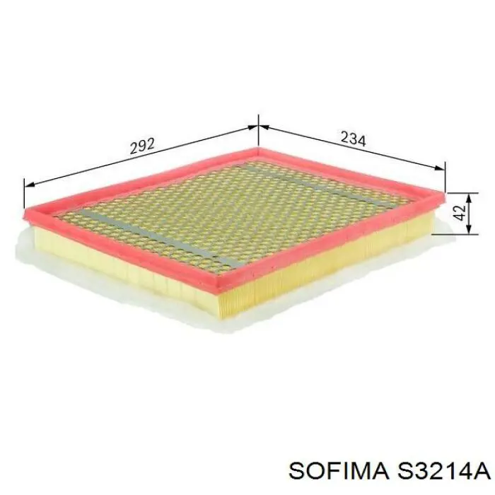 El filtro de aire Sofima S3214A precio, desde 8,09 EUR
