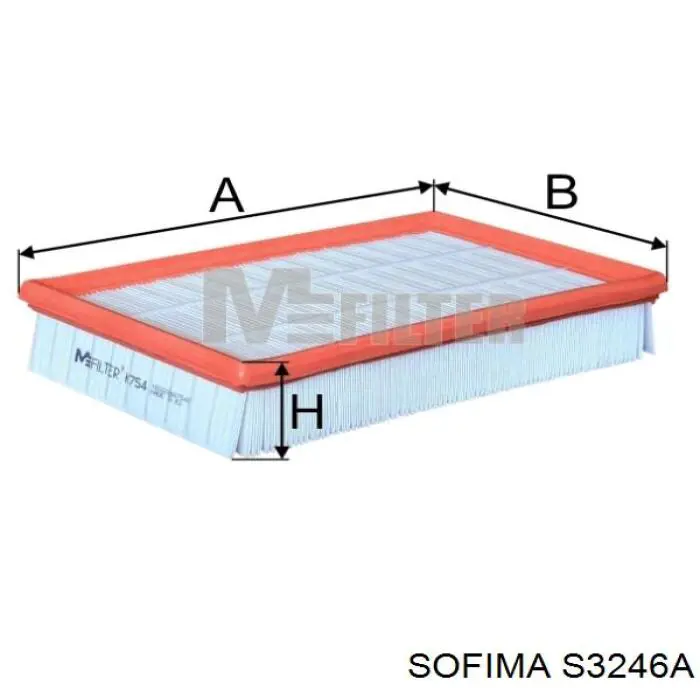 El filtro de aire Sofima S3246A precio, desde 6,67 EUR