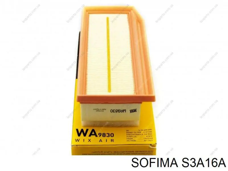 S 3A16 A Sofima filtro de aire