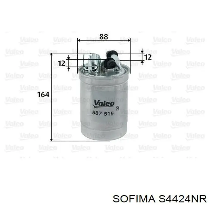 S 4424 NR Sofima filtro combustible