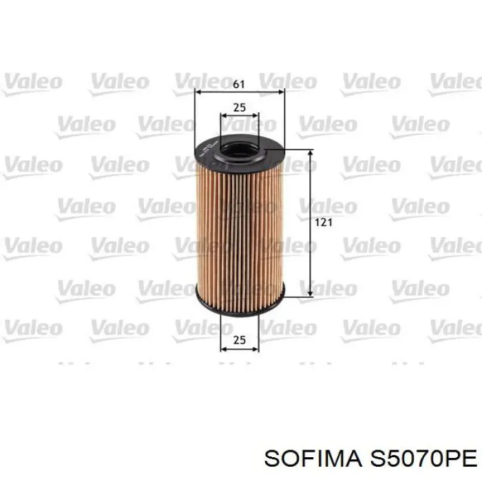 S 5070 PE Sofima filtro de aceite