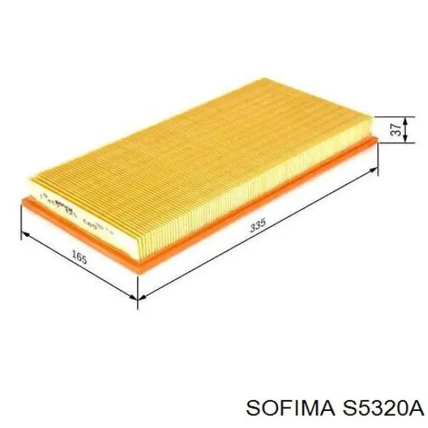 S5320A Sofima filtro de aire