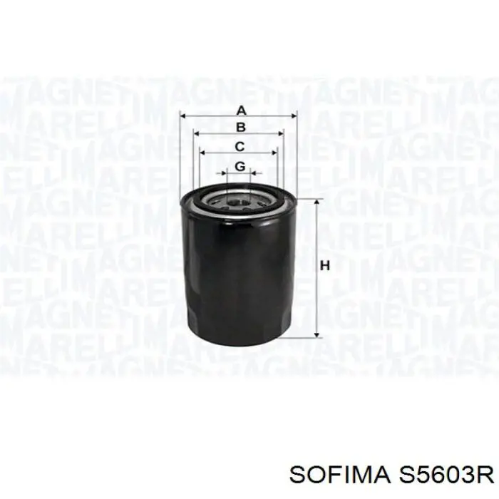 Comprar S5603R Sofima Filtros de aceite