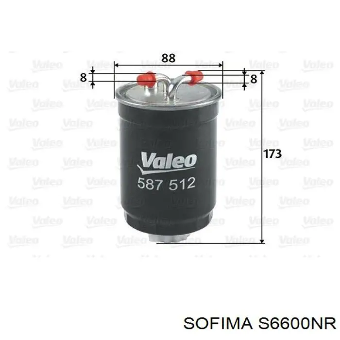 Filtro combustible Sofima S6600NR precio, desde 9,38 EUR