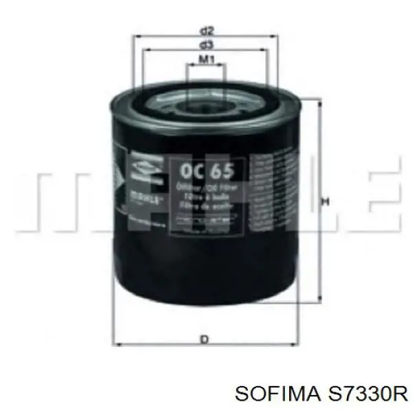 S7330R Sofima filtro de aceite