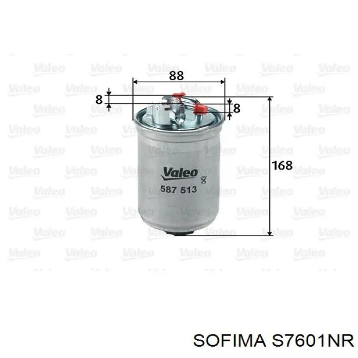 S7601NR Sofima filtro combustible