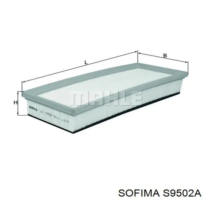 Filtro de aire Peugeot 206 2A/C
