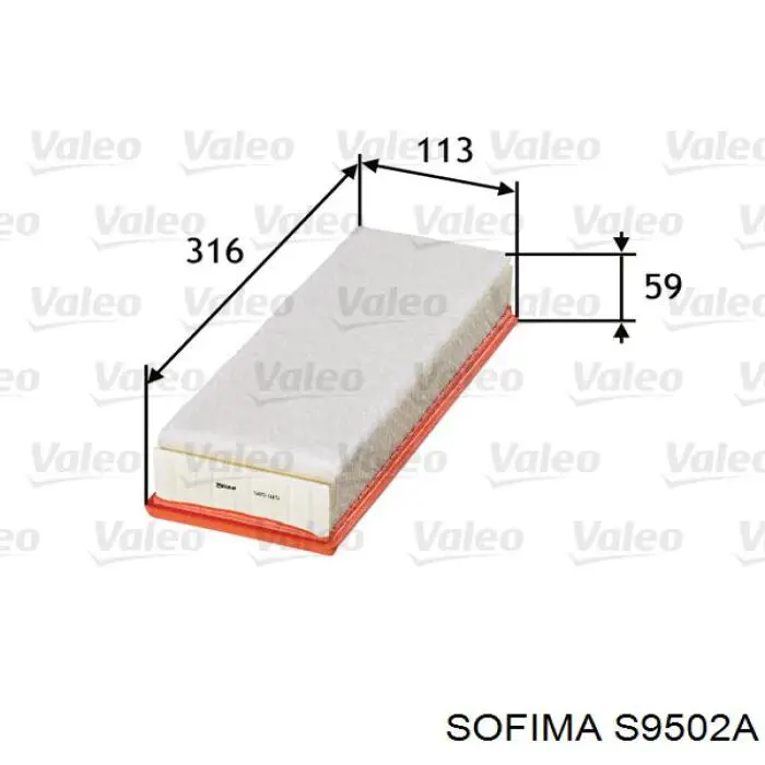 Filtro de aire Peugeot 206 2A/C