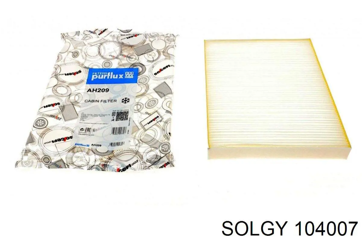 Filtro de habitáculo 104007 Solgy