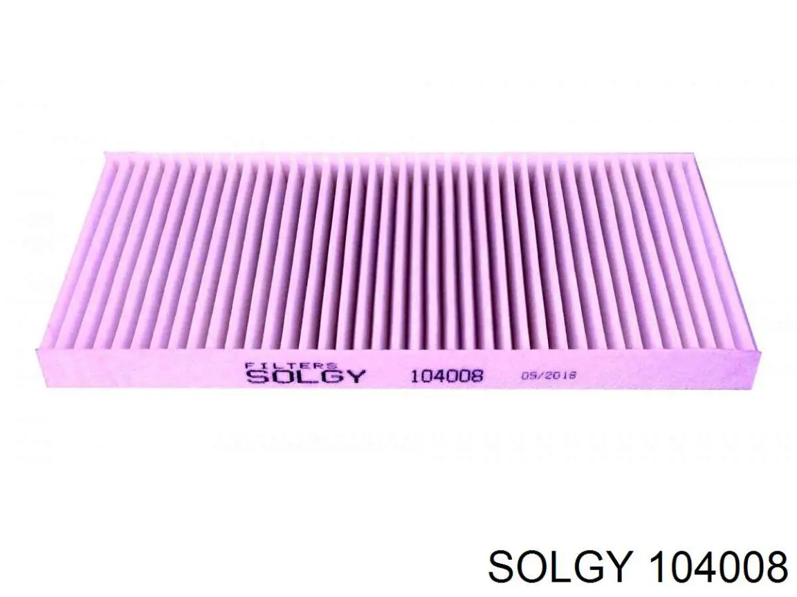 104008 Solgy filtro de habitáculo