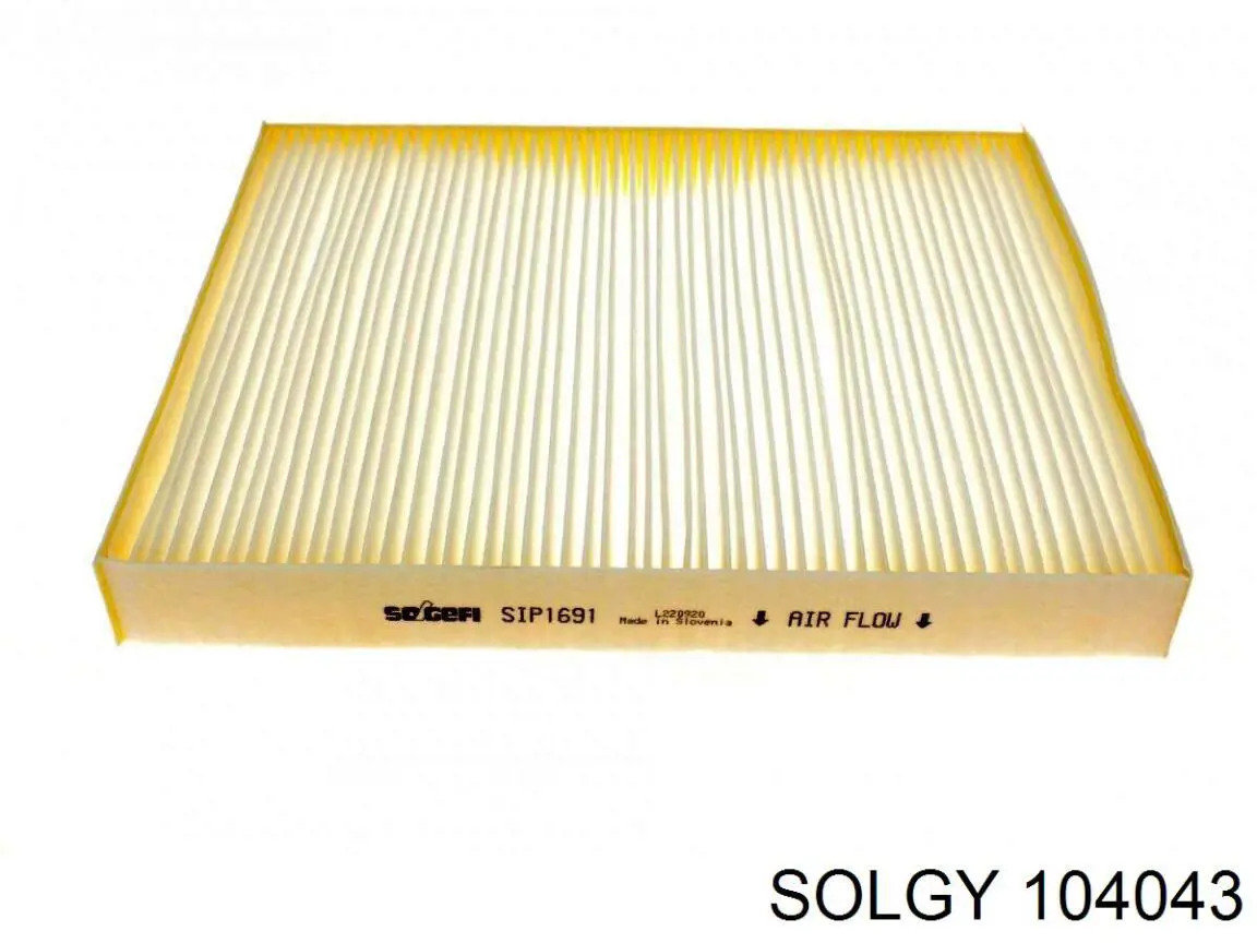 Comprar 104043 Solgy Filtro de aire del habitáculo