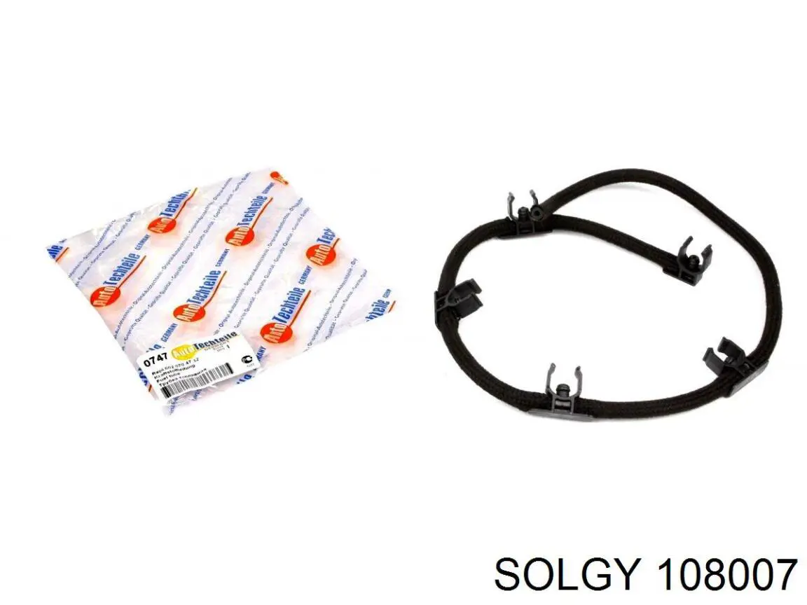 108007 Solgy tubo de combustible atras de las boquillas