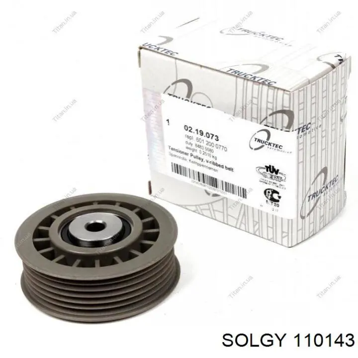 110143 Solgy Polea guía correa poli V