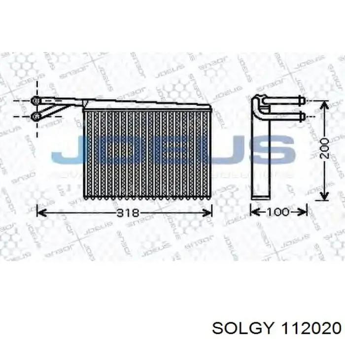 112020 Solgy radiador calefacción